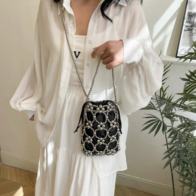 Beading branco balde ombro e c - Luxury Bags On Sales avaliação e preço