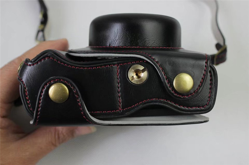 Luxo PU Leather Case para Câme - Luxury Bags Video avaliação e preço