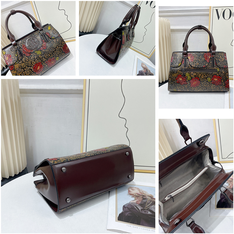 Bolsa Tote Vintage Floral em R - Luxury Bags That Are Vegan avaliação e preço