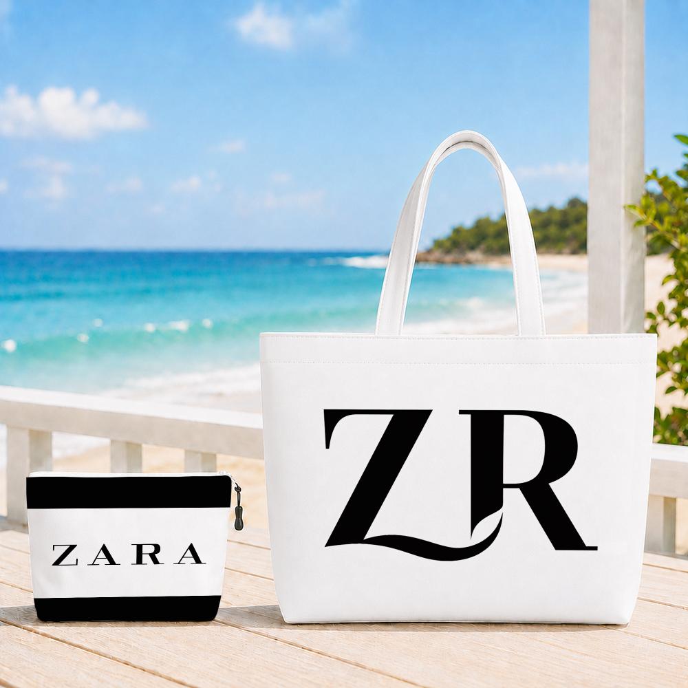 Conjunto de 2 Bolsas de Lona Z - Luxury Bags Zara avaliação e preço
