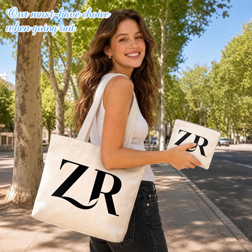 Conjunto de 2 Bolsas de Lona Z - Luxury Bags Zara avaliação e preço